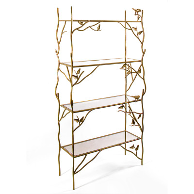 Стеллаж металлический с птичками Primavera