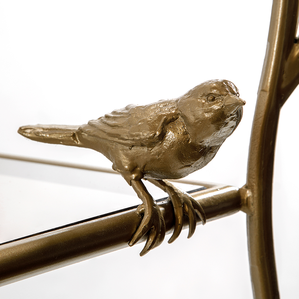 Стеллаж металлический с птичками Primavera