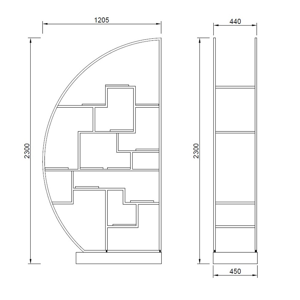 Стеллаж полусфера Golden Sail