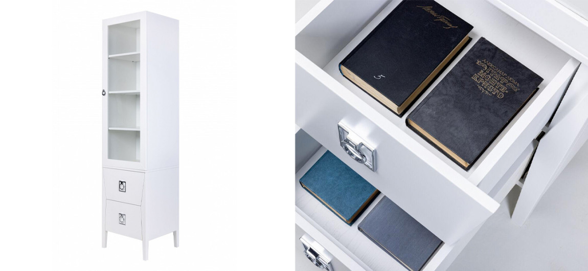 Стеллаж с дверцей Сontemporary Art Deco