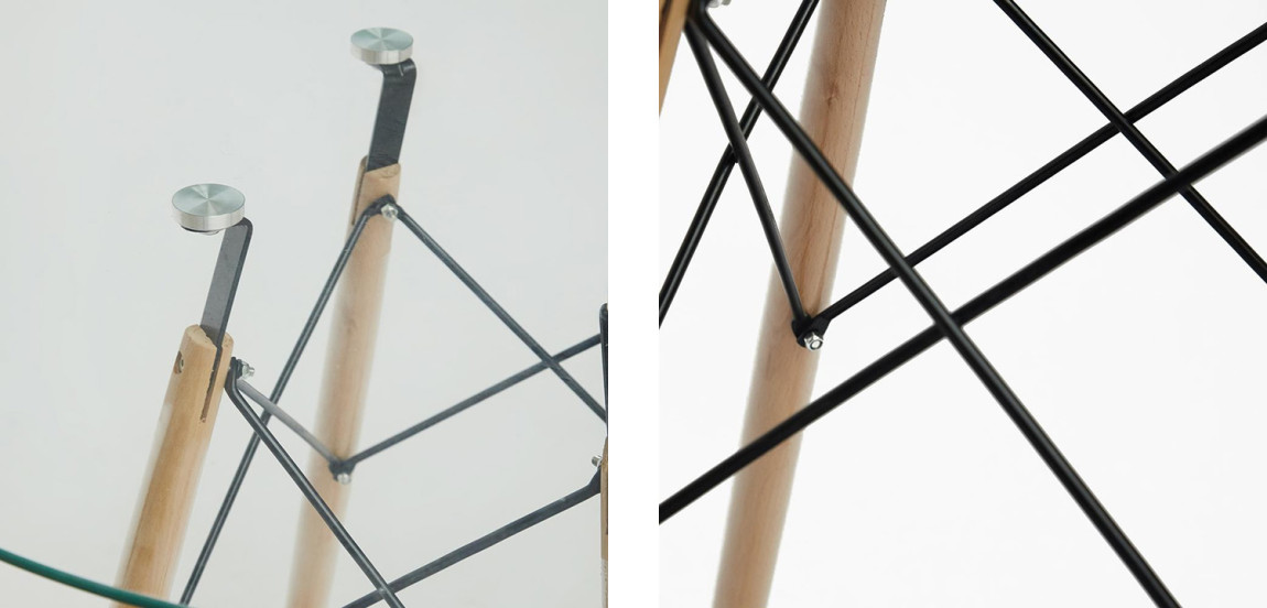 Стол DSW glass table