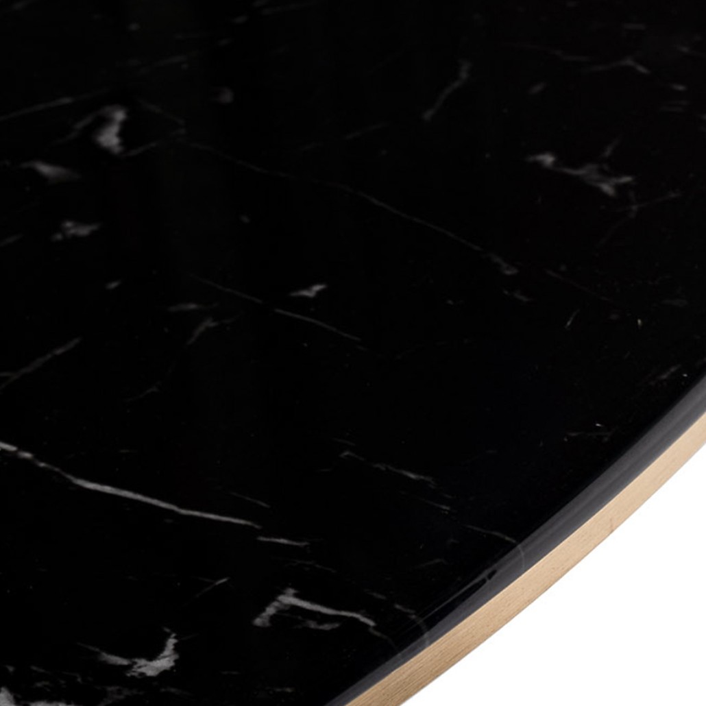 Стол Tulip black Marble 120
