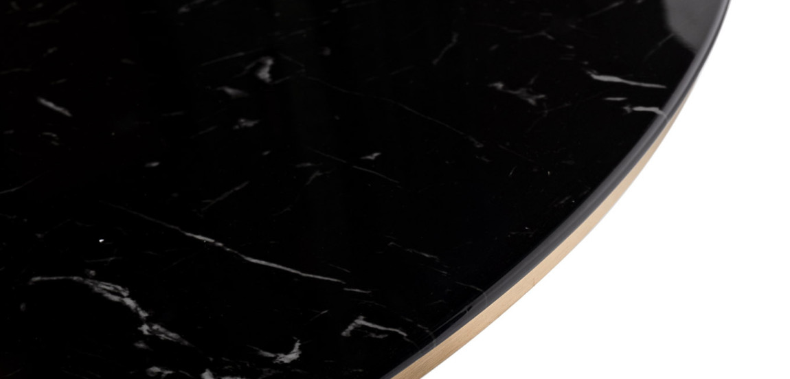 Стол Tulip black Marble 120
