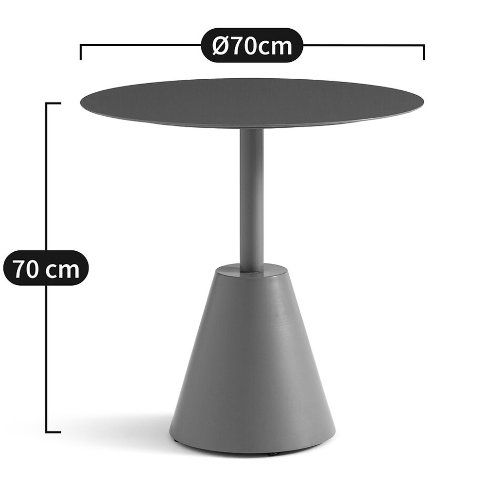 Стол для сада из стали Round Steel