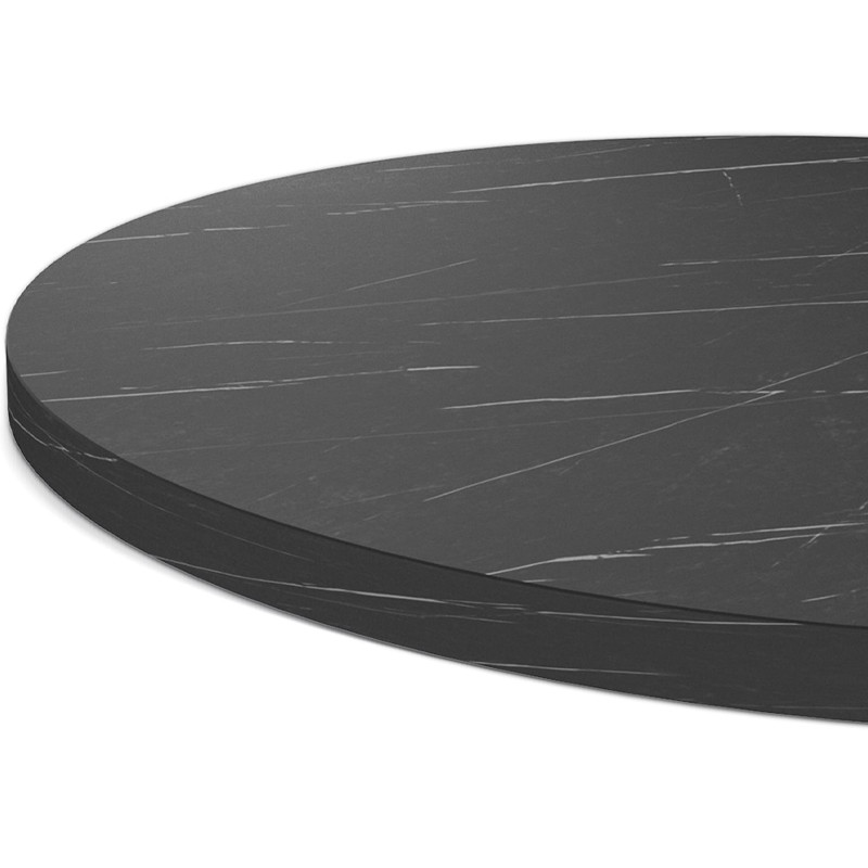 Стол журнальный c круглой столешницей на четырех коричневых ножках Charm Coffee Table