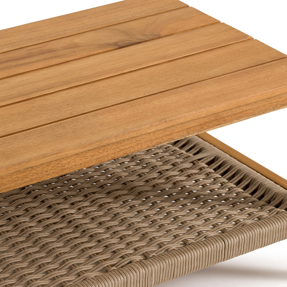 Стол журнальный для сада из акации Breathe Nature