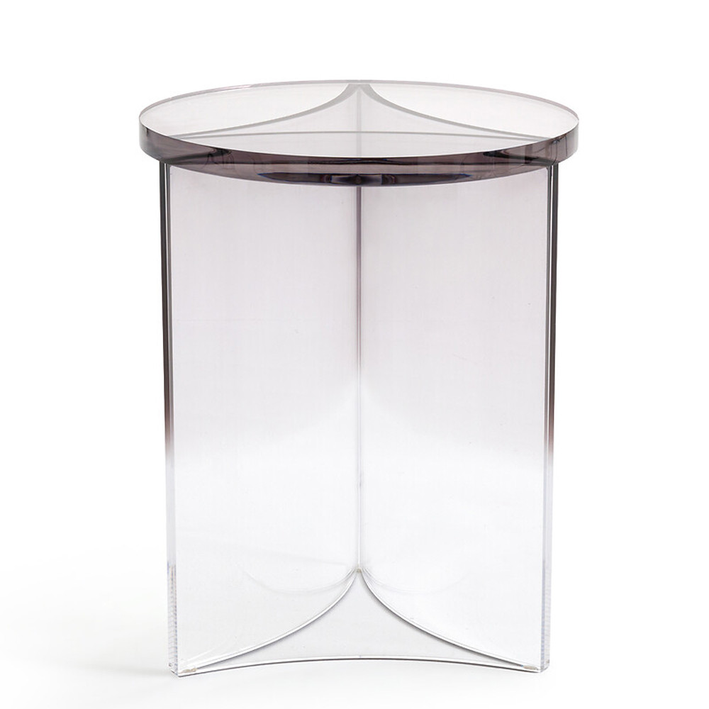 Стол журнальный круглый Acrylic Аether Smoke