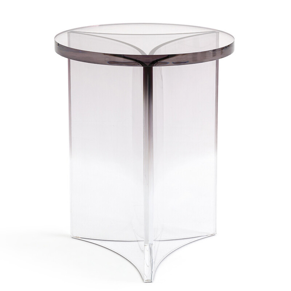 Стол журнальный круглый Acrylic Аether Smoke