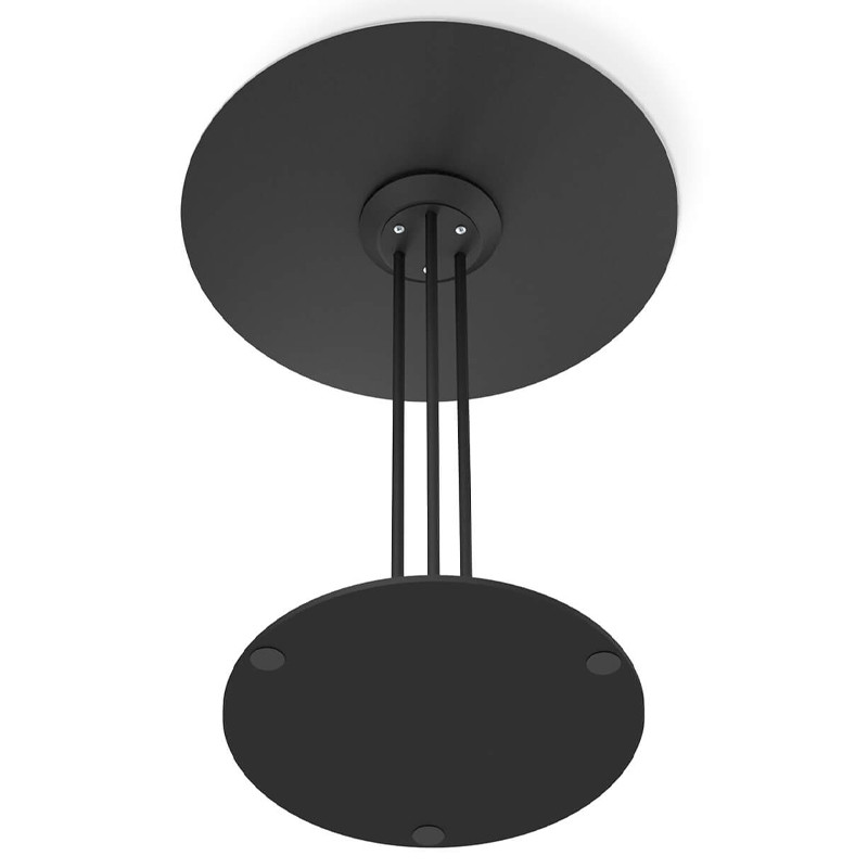 Стол журнальный круглый с бежевой столешницей из стекла Beige Marble