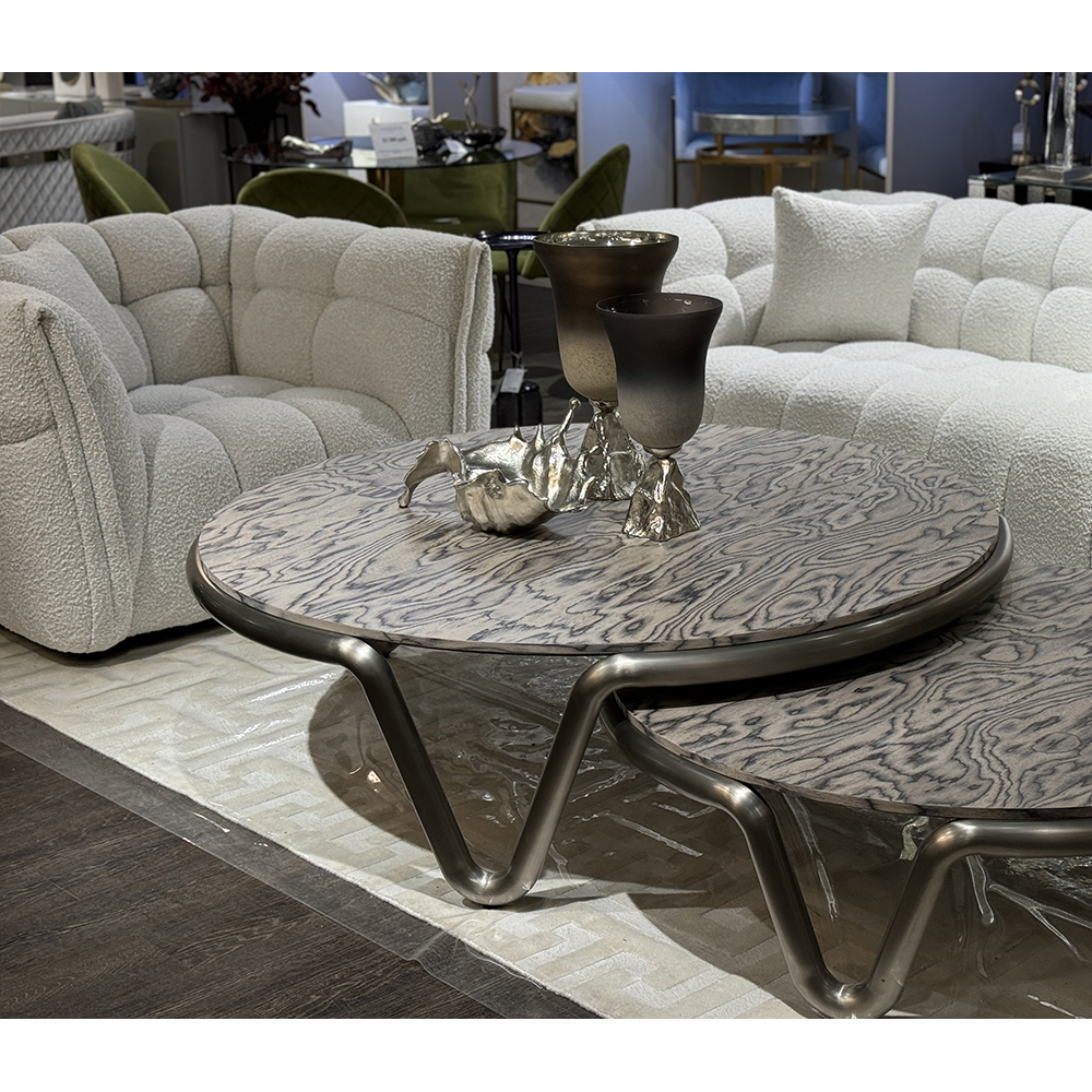 Стол журнальный круглый с узором Table Hypontic Pattern