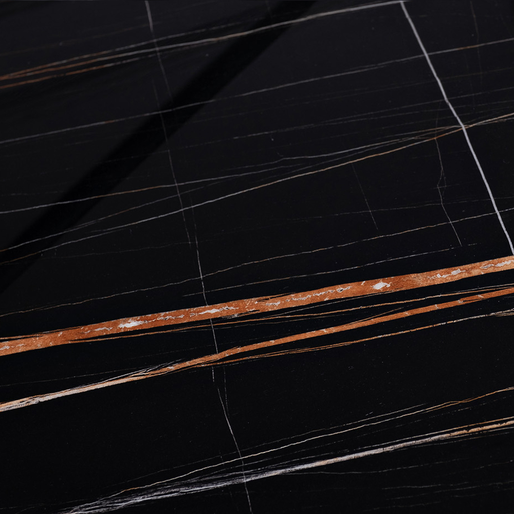 Стол журнальный круглый черный с полкой Inherence