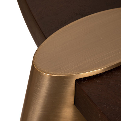 Стол журнальный низкий Dominant темный орех