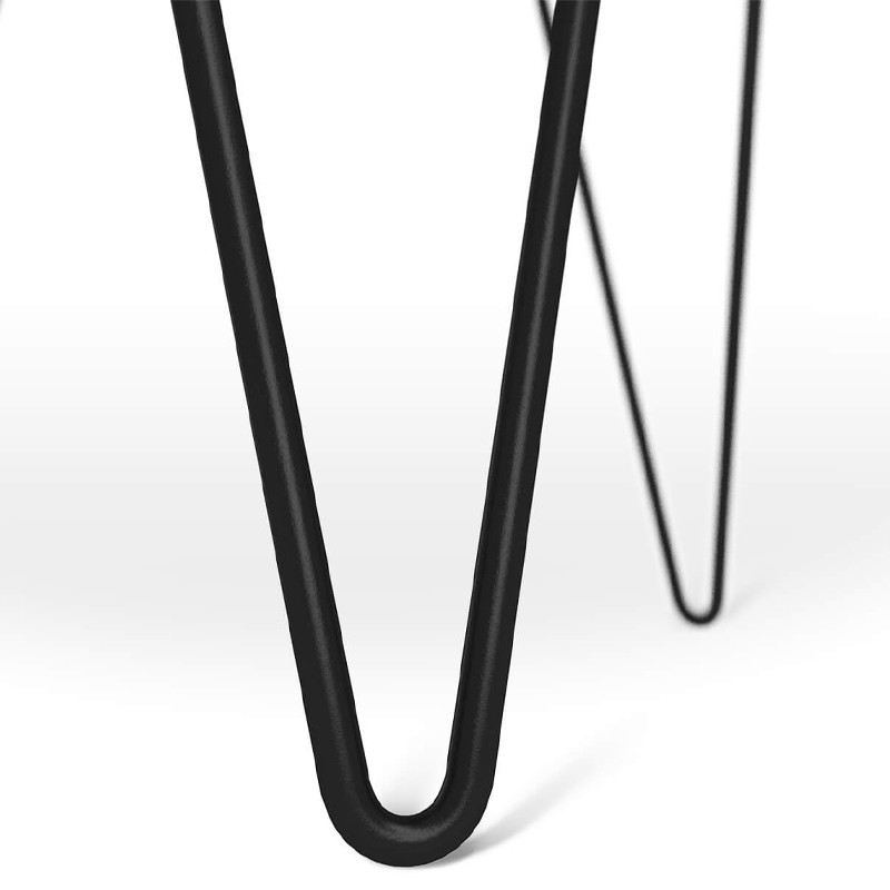 Стол журнальный с круглой столешницей из стекла Gold and Black Marble