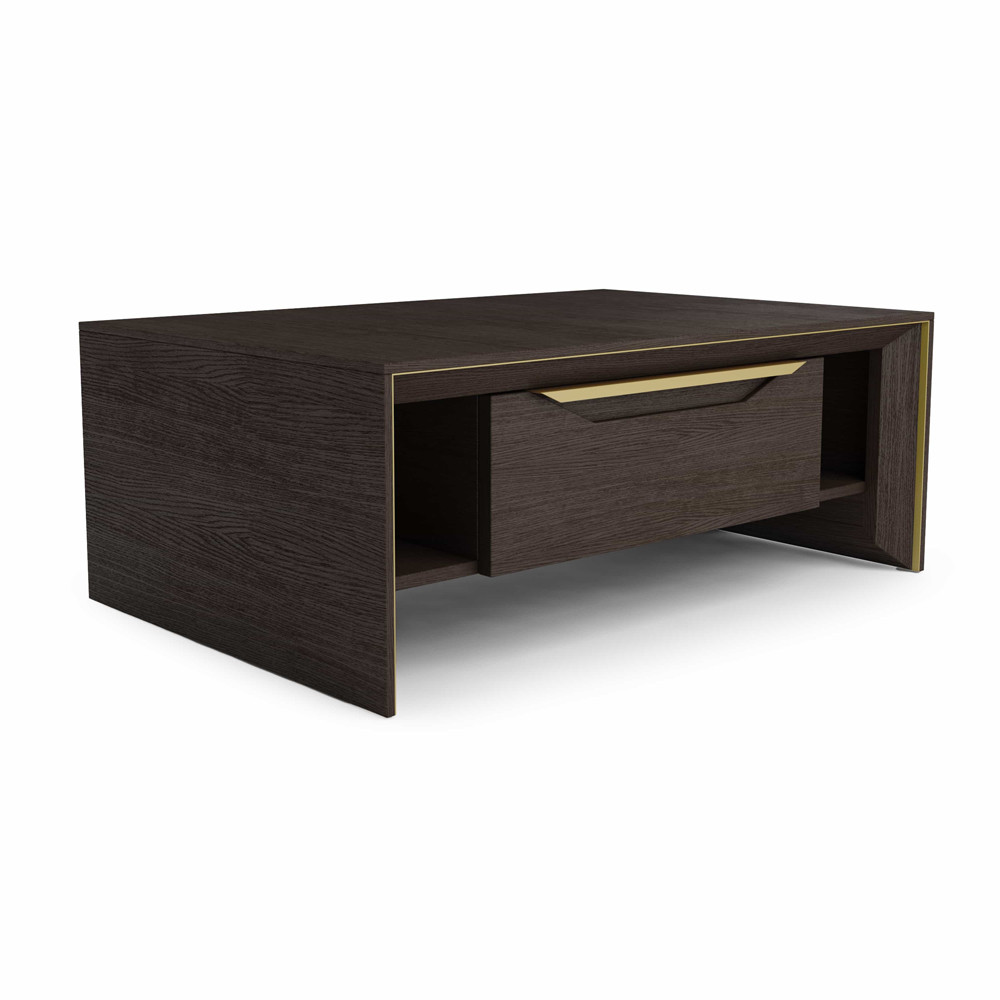 Стол журнальный с ящиками и открытыми полками Flowchart