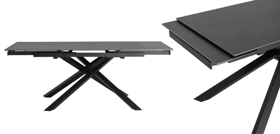 Стол обеденный Bachman раскладной черный