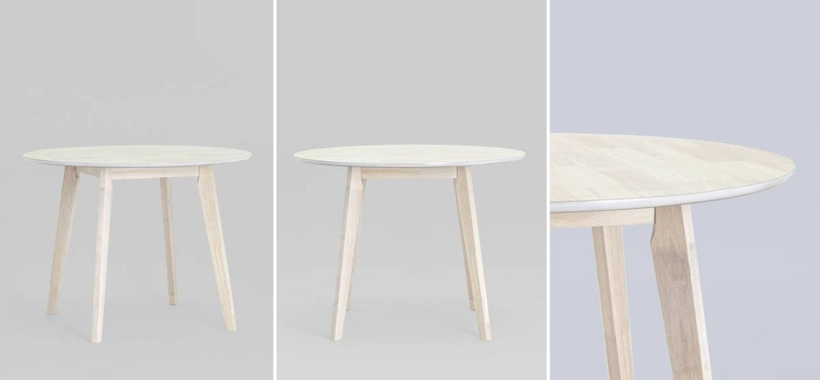 Стол обеденный Bleached Oak