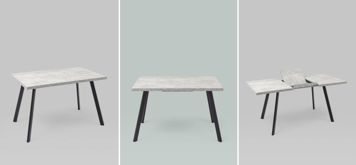 Стол обеденный Harris Collection столешница бетон