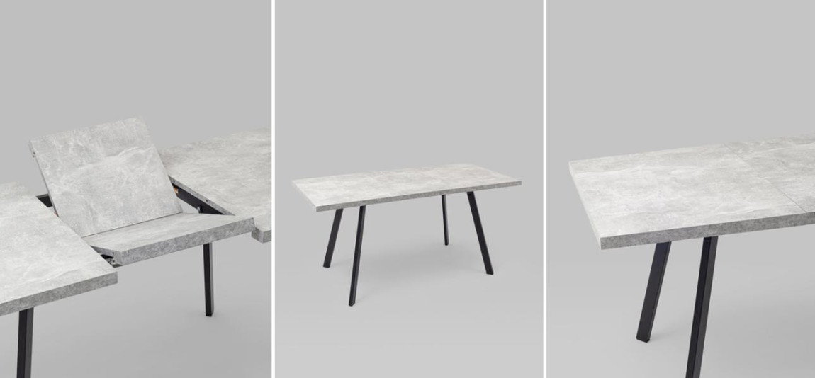 Стол обеденный Harris Collection столешница бетон