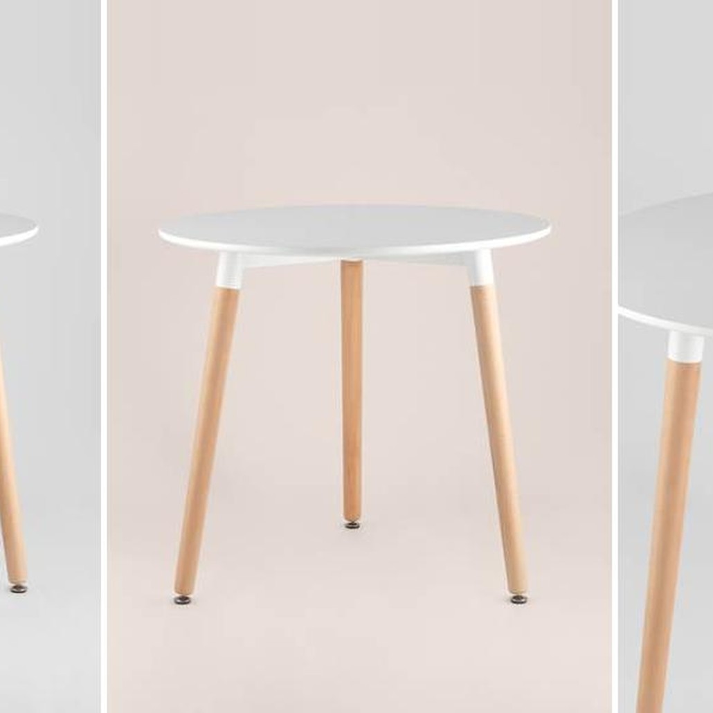 Стол обеденный Hoffman Collection круглый три ножки