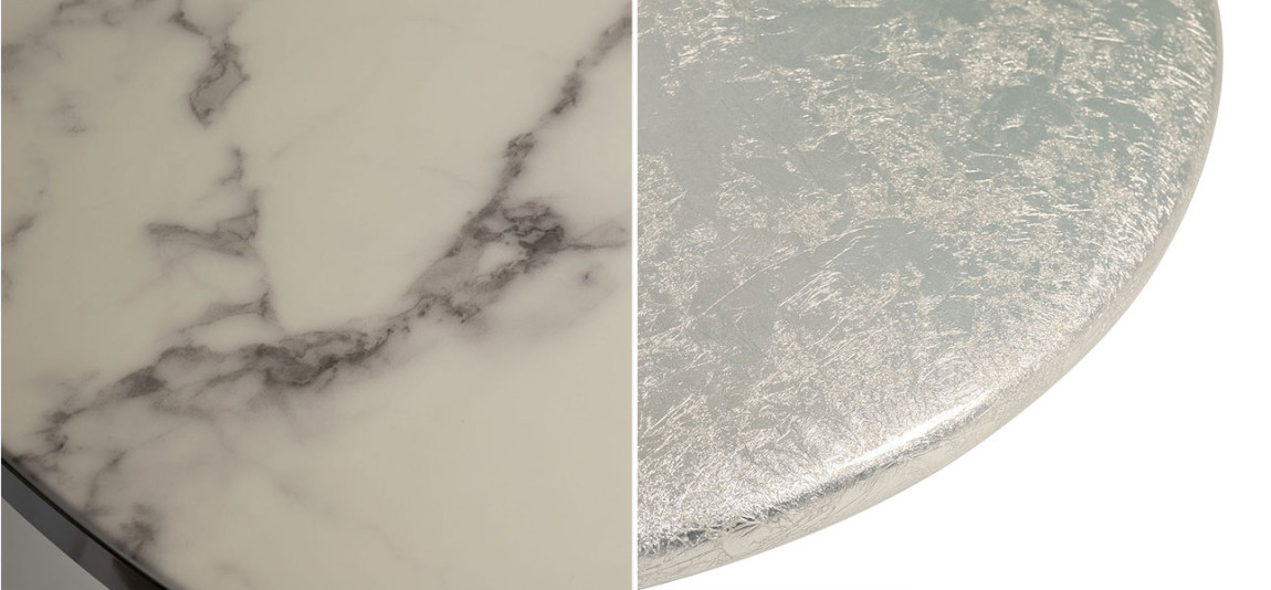 Стол обеденный Icy white