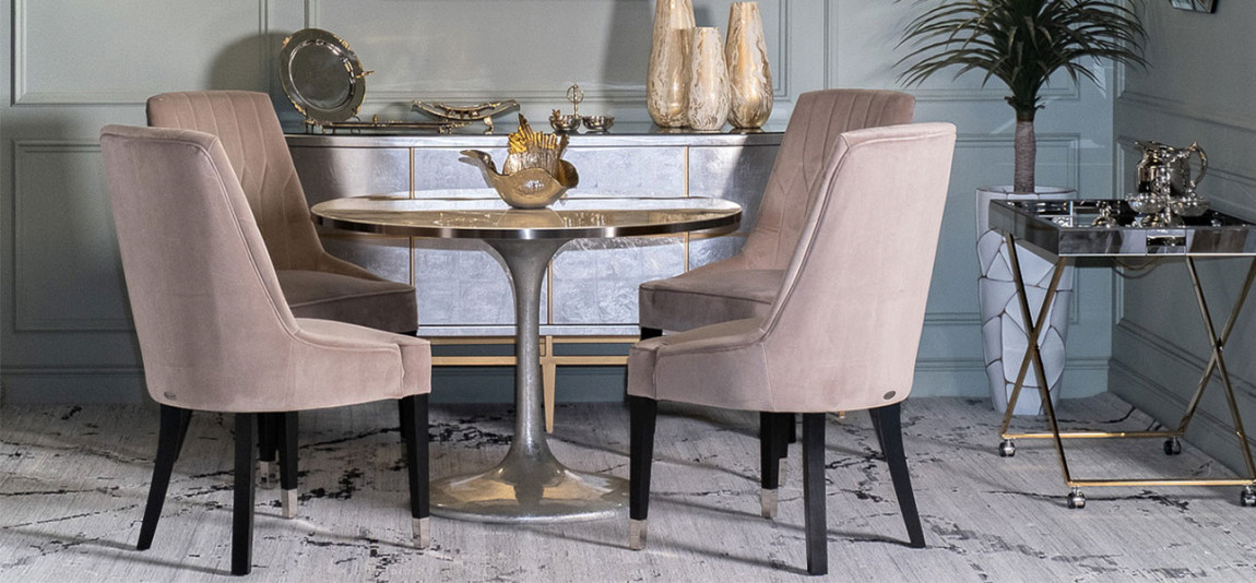 Стол обеденный Icy white