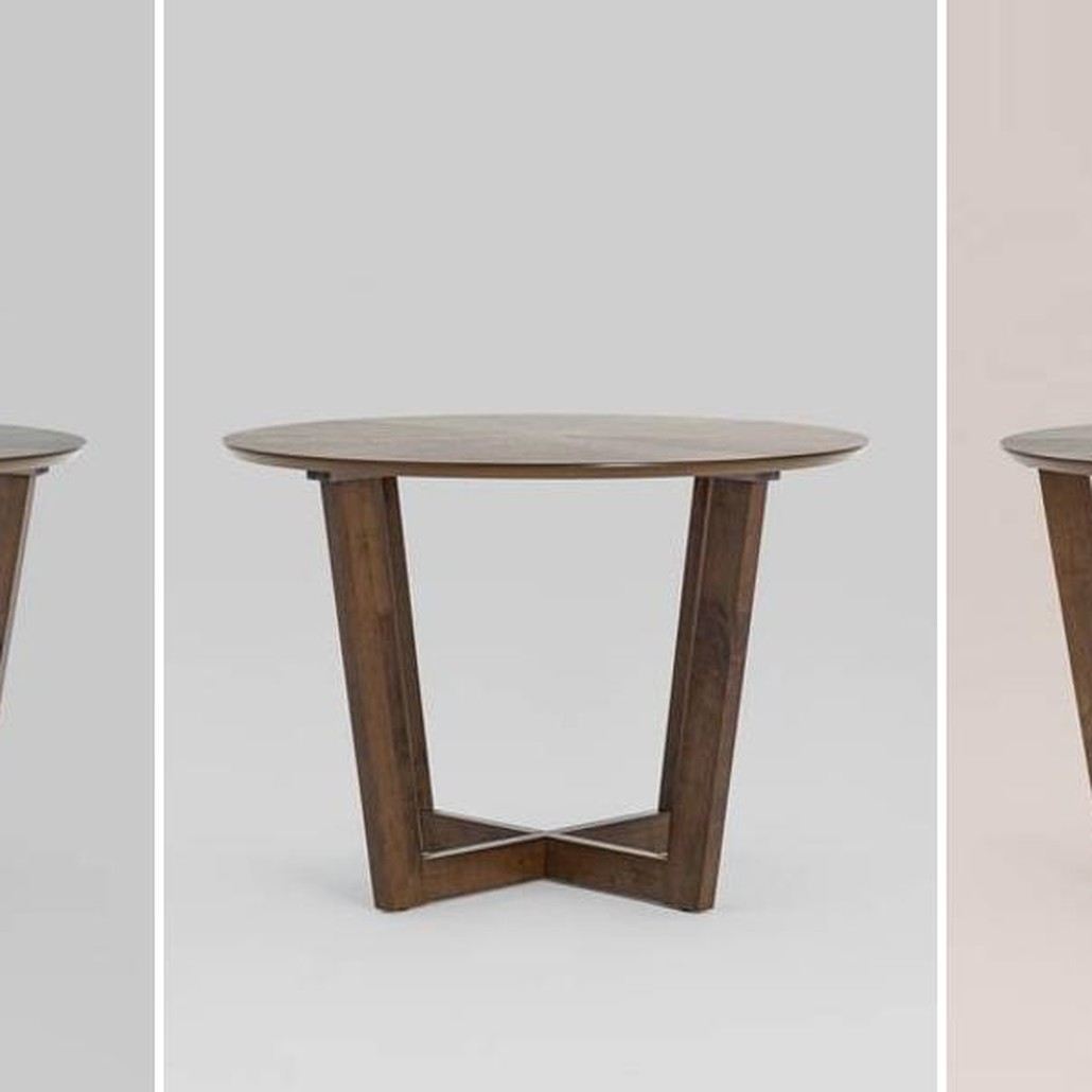Стол обеденный круглый Wooden Table Round