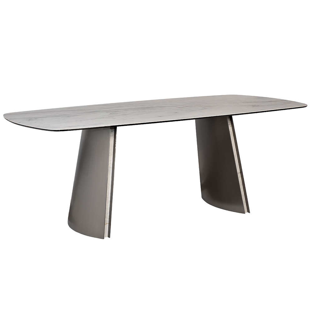 Стол обеденный прямоугольный керамический Ceramic Dining Table