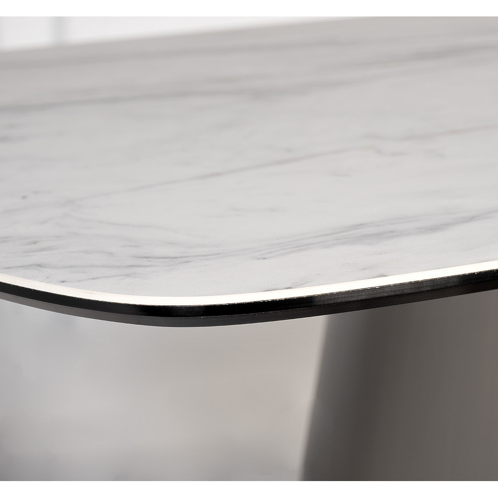 Стол обеденный прямоугольный керамический Ceramic Dining Table