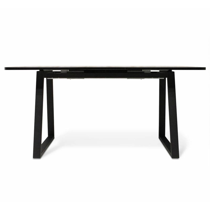 Стол обеденный раздвижной с прямоугольной бежевой столешницей Magali