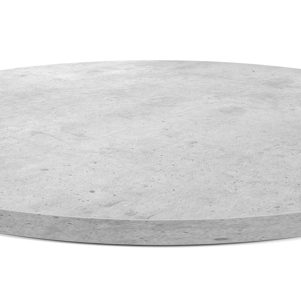 Стол обеденный с круглой светло-серой столешницей Harris Collection