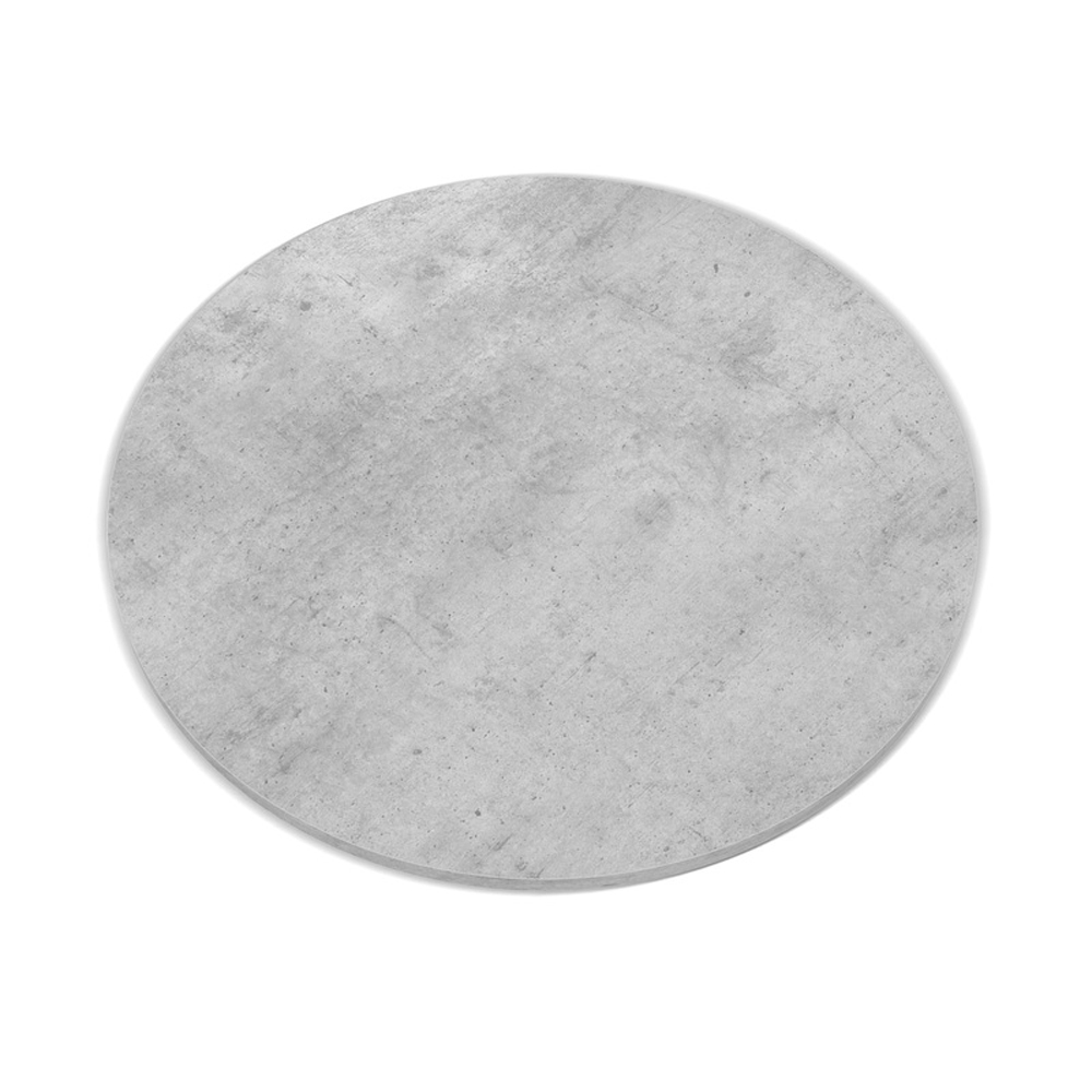 Стол обеденный с круглой светло-серой столешницей Harris Collection