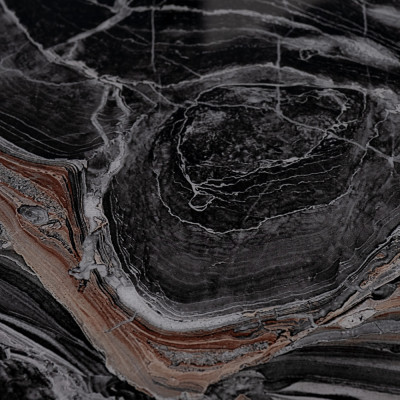 Стол обеденный со стальными ножками оригинальной формы Gourmet Meal