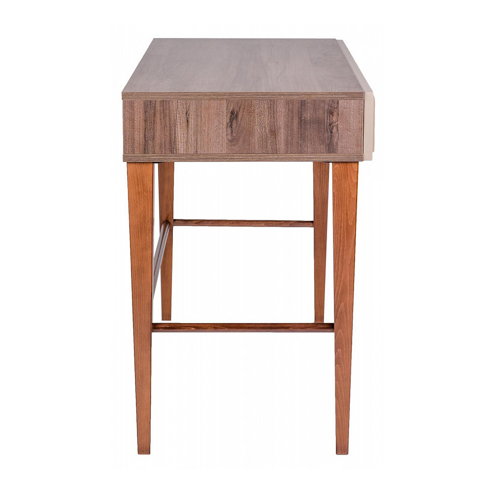 Стол письменный из массива бука с 2-мя ящиками бежевый Wenge Light