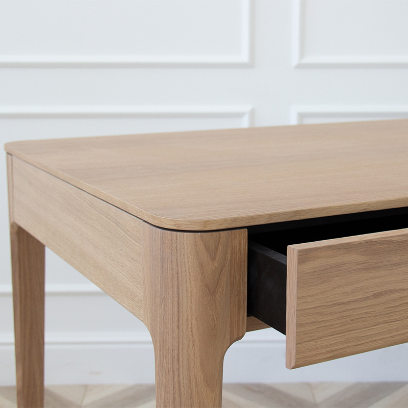 Стол письменный прямоугольный с 2-мя ящиками из массива дуба Type oak