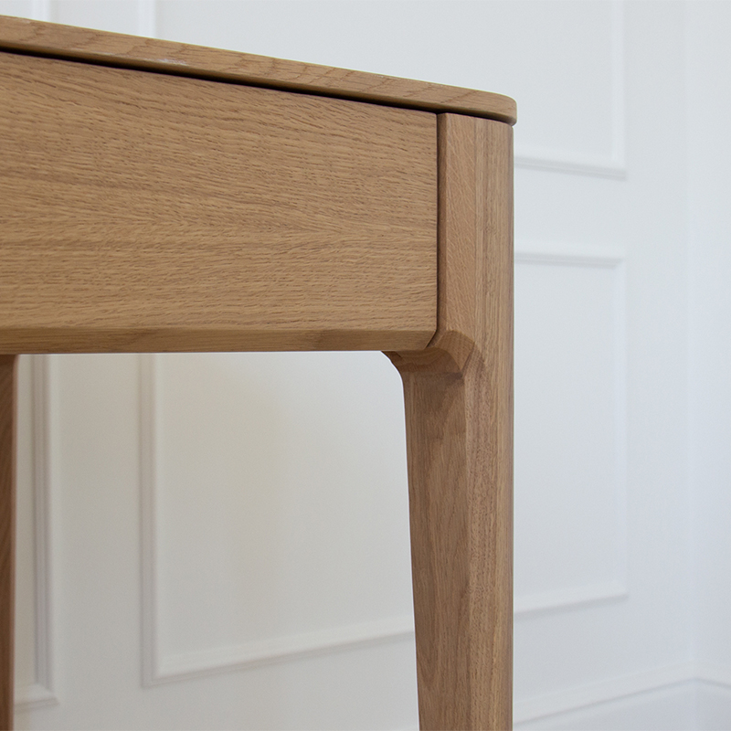 Стол письменный прямоугольный с 2-мя ящиками из массива дуба Type oak