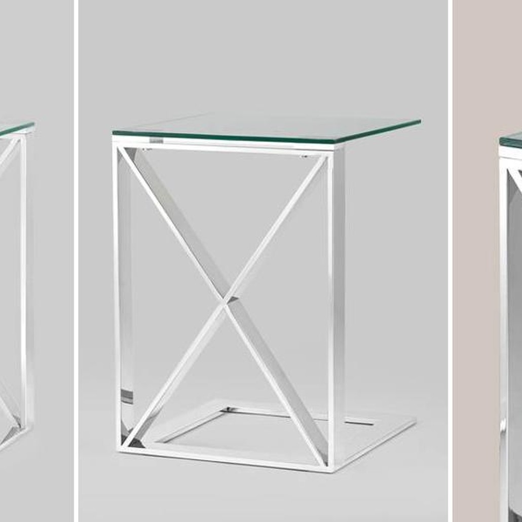 Стол приставной Lanzheron Collection Silver