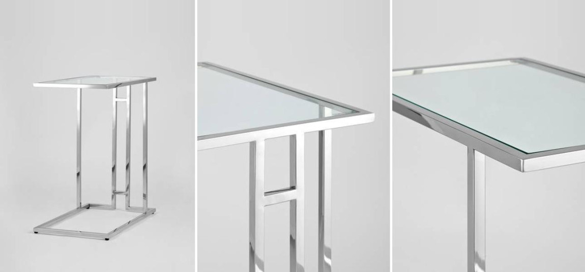 Стол приставной Lasker Milan Tables Silver