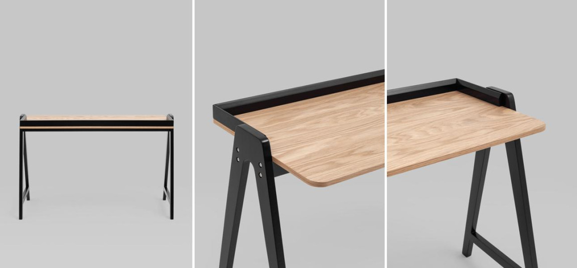 Стол рабочий Tadeos Collection черный