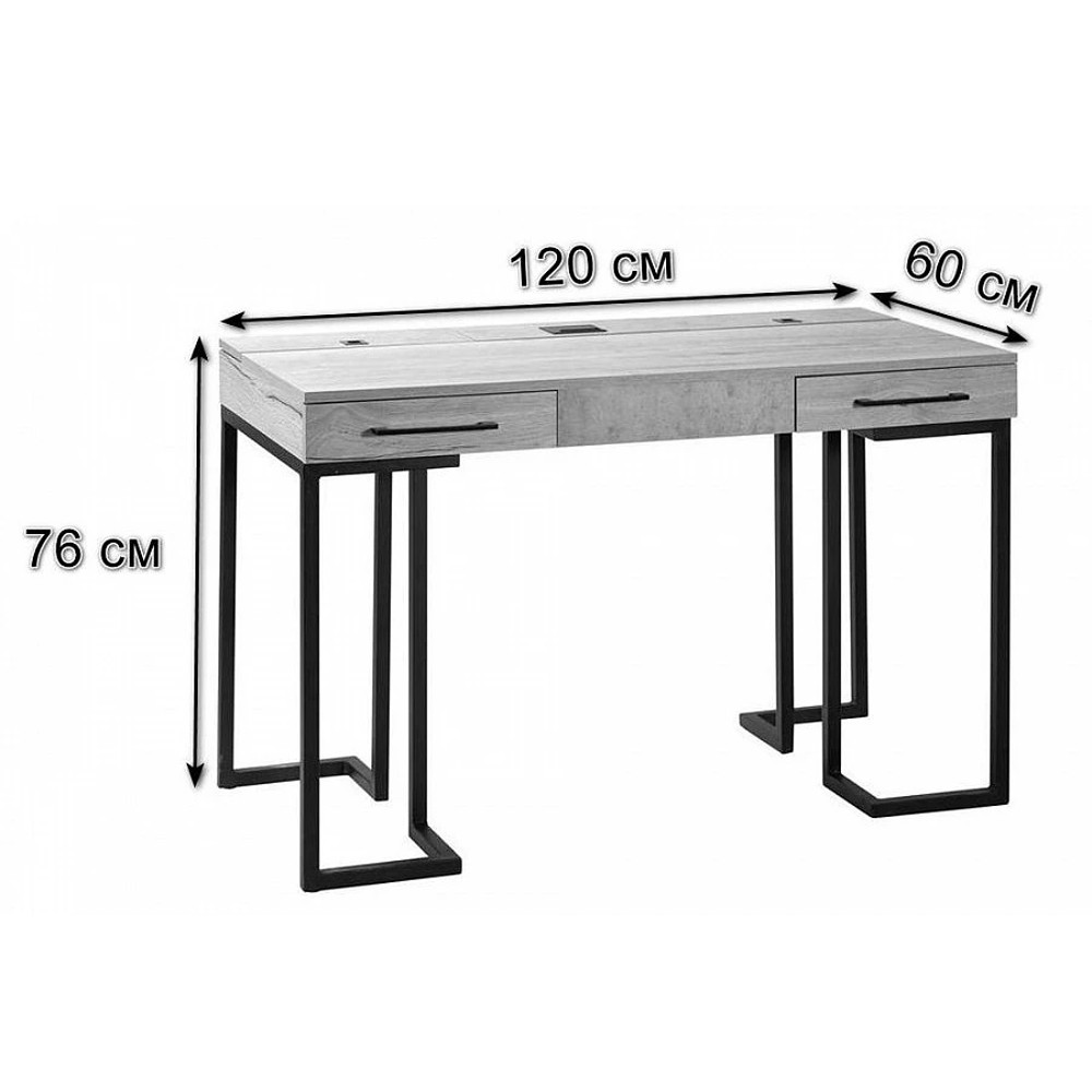 Стол рабочий в стиле лофт с ящиками и системой хранения Urban Style Space