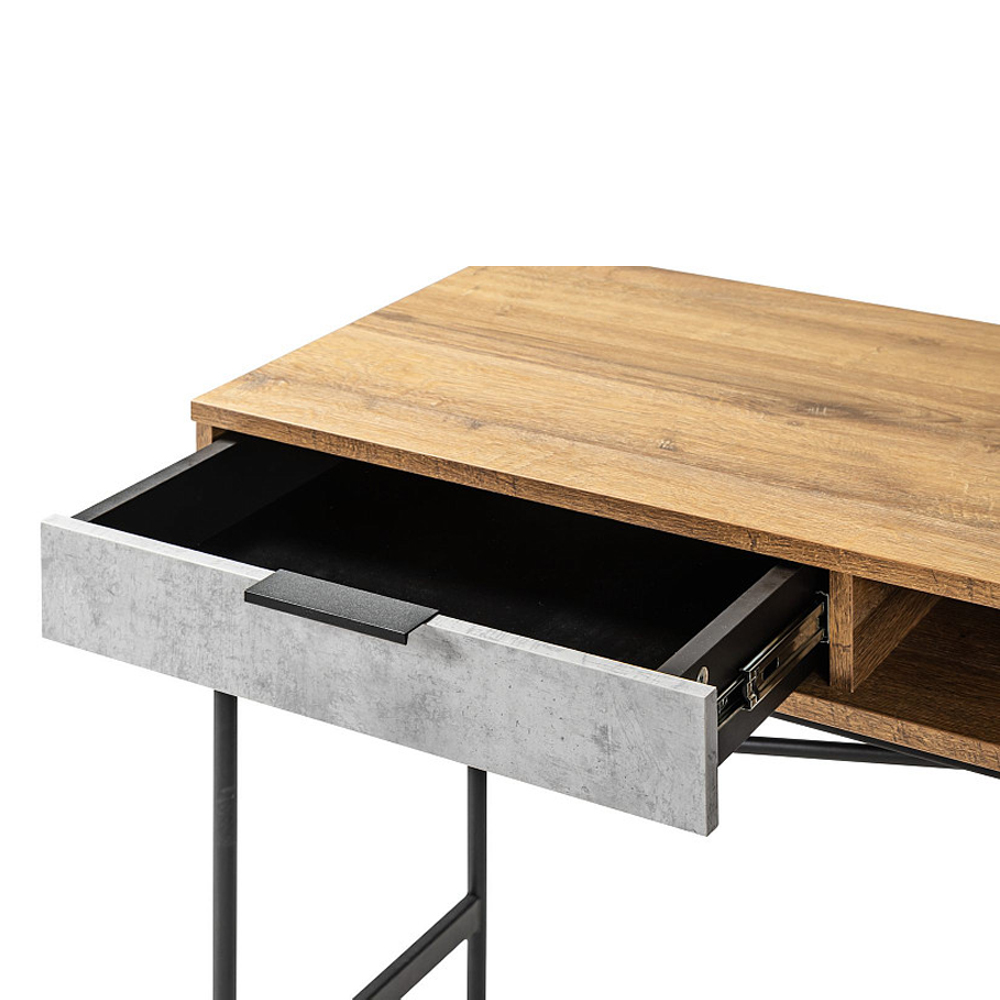 Стол рабочий в стиле лофт с ящиком и нишей для хранения Urban Style Space
