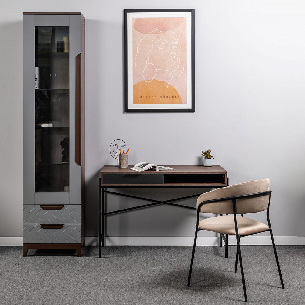 Стол рабочий в стиле лофт с ящиком и нишей для хранения Urban Style Space 2