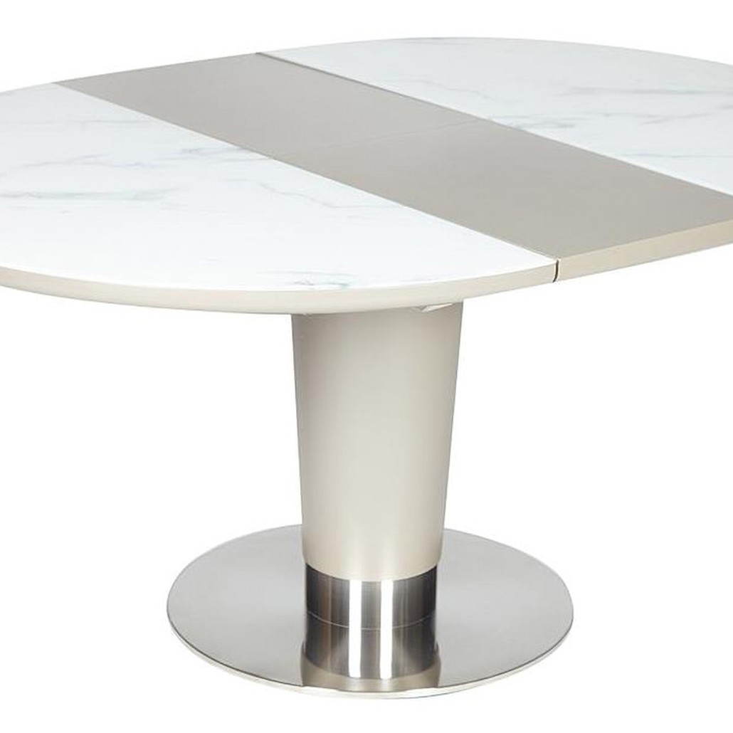 Стол раскладной White Marble