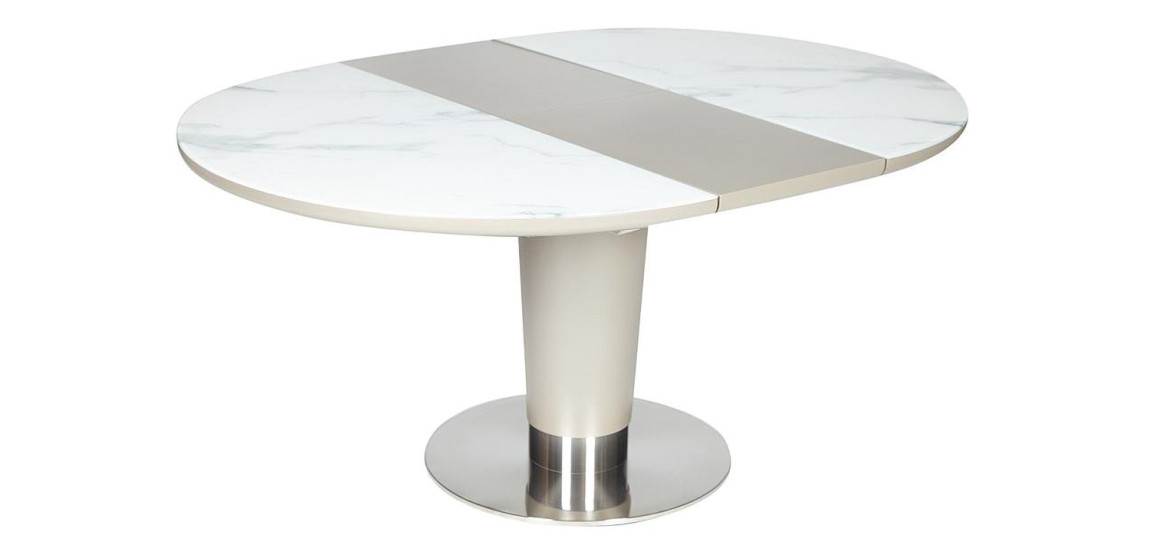 Стол раскладной White Marble