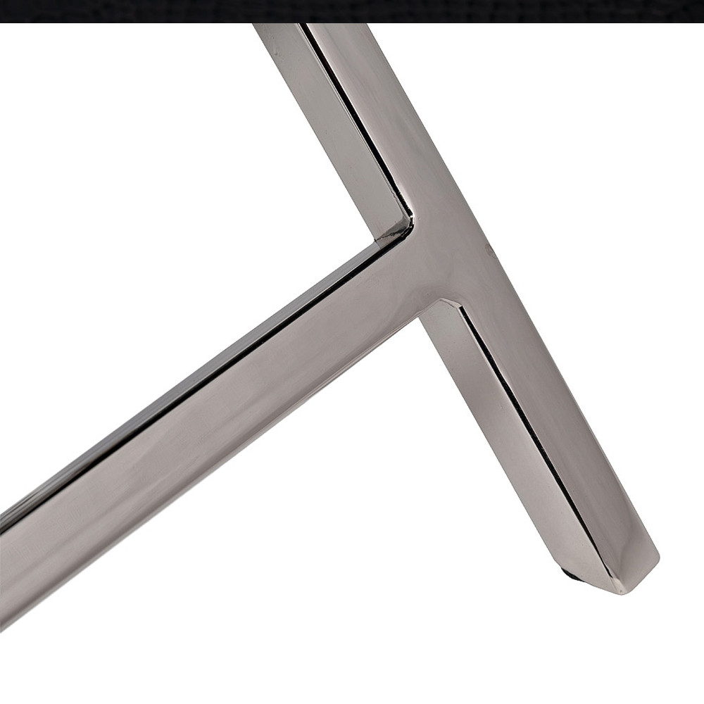 Стол сервировочный кожаный с декором в виде золотистой фигуркой лося Embodiment of Style