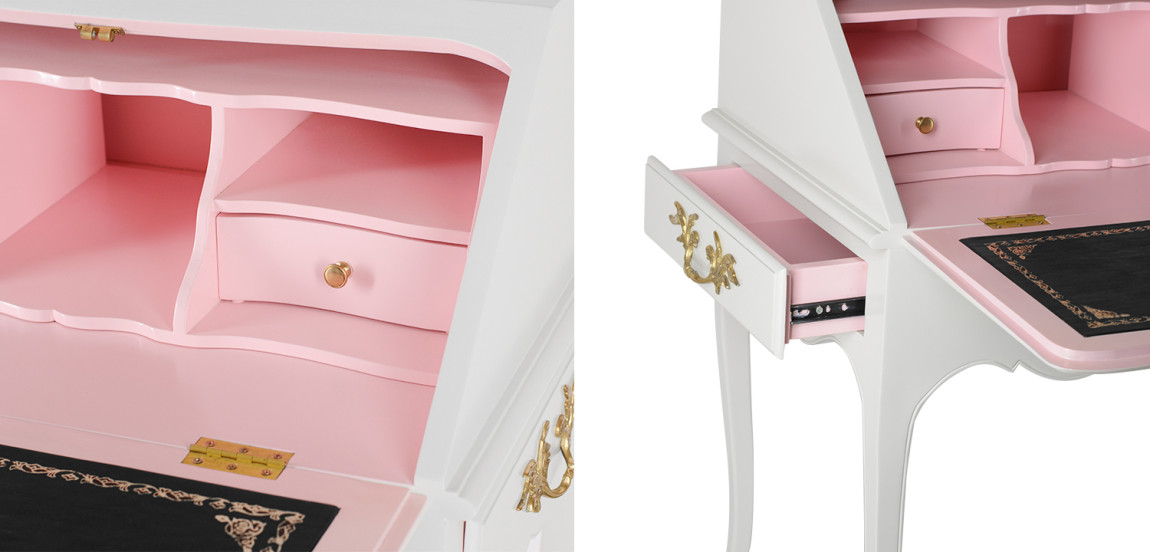 Стол-бюро L.XV Прованс белый