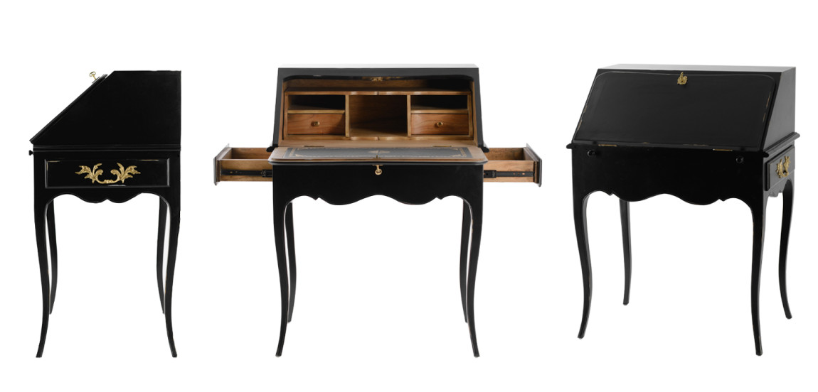 Стол-бюро L.XV Прованс черный