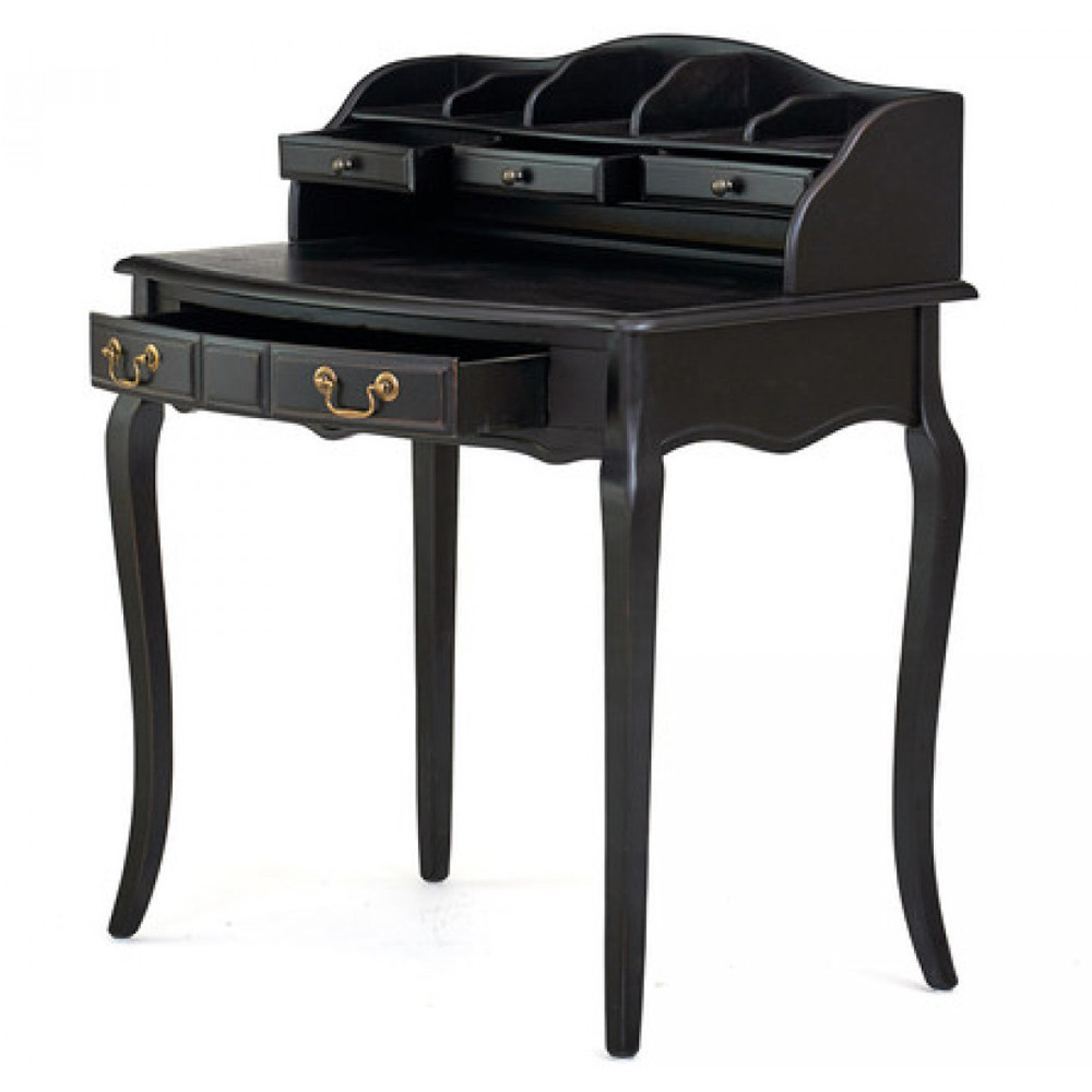 Стол-бюро из массива березы с 5-ю ящиками в стиле прованс Vintage