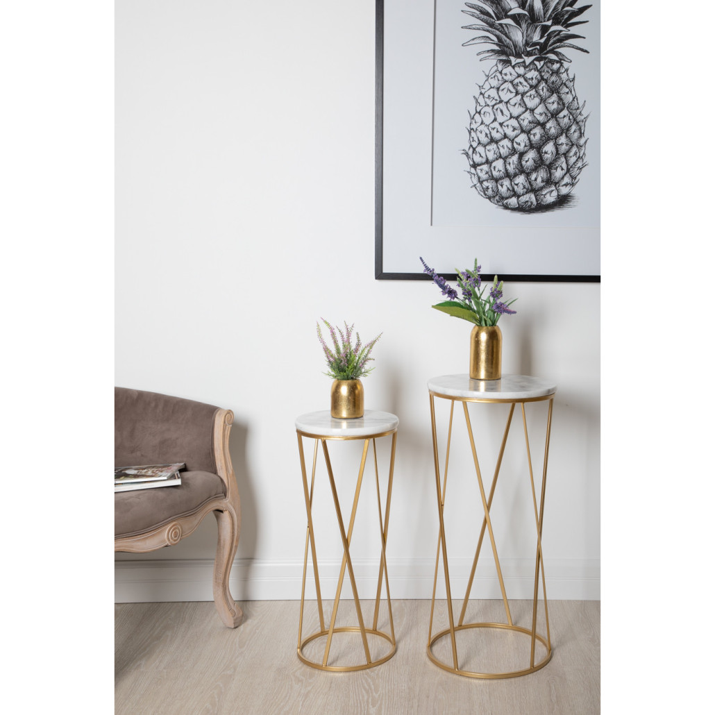 Столик дизайнерский Beige marble