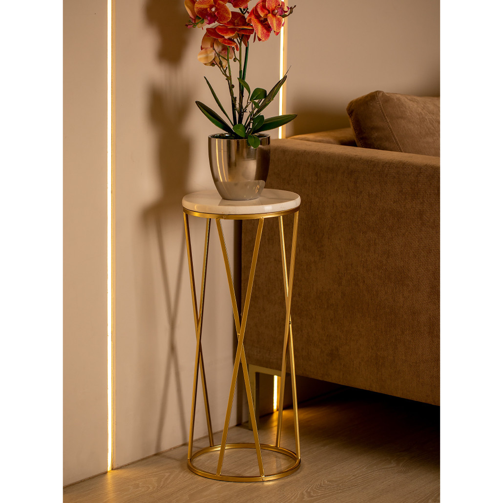 Столик дизайнерский Beige marble