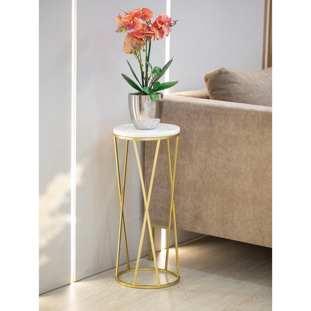 Столик дизайнерский Beige marble